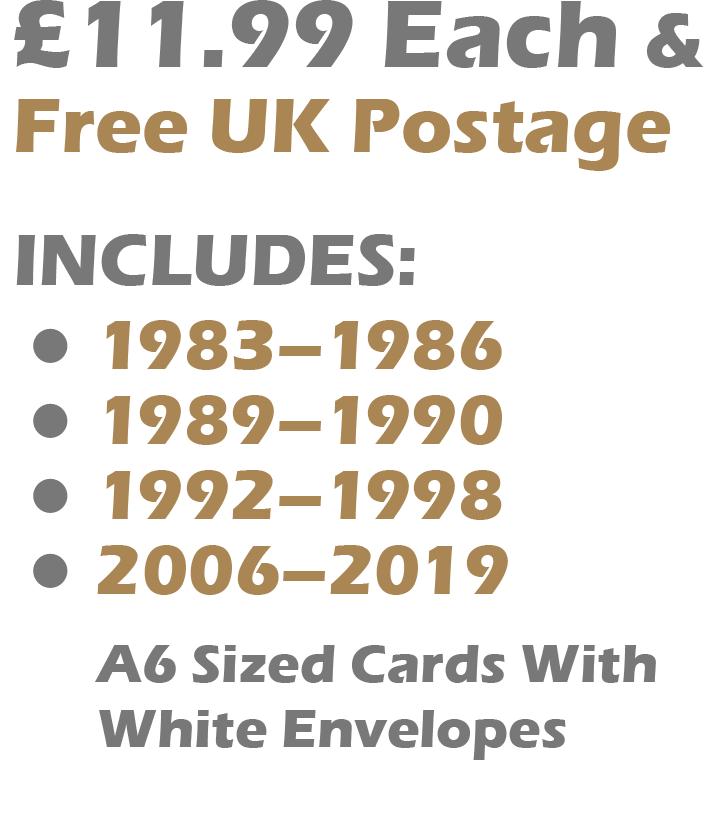 Madonna 4 Card Set £11.99 Includes 83-86, 89-90, 92-98, 2006-2019 Cards